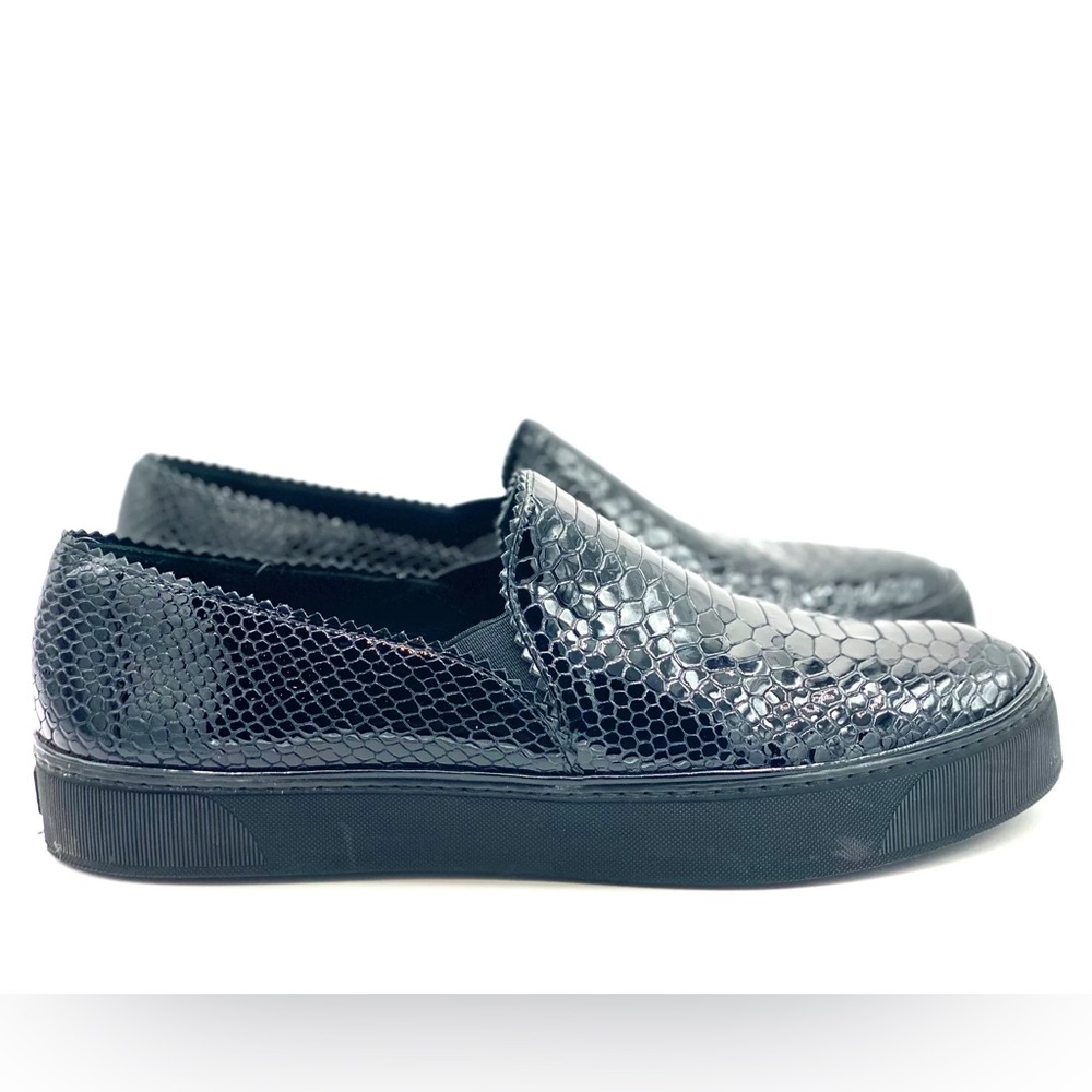 Stuart Weitzman - Leather Snake Skin Flats Size 7.5